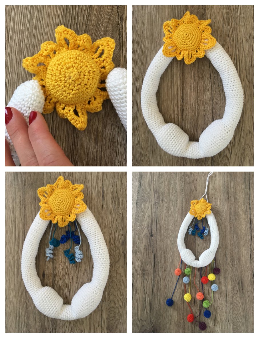 Blog-Inhaltsbild für 'Wolkenschaukel, kostenlose Häkelanleitung'